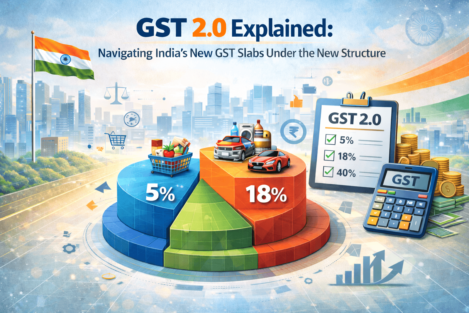 GST 2.0 Explained: Navigating India’s New GST Slabs Under the New Structure