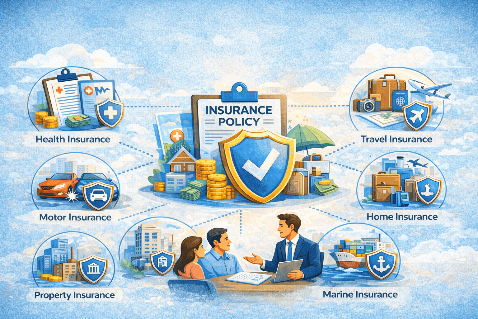Major Types of General Insurance Policies in India and How They Protect You