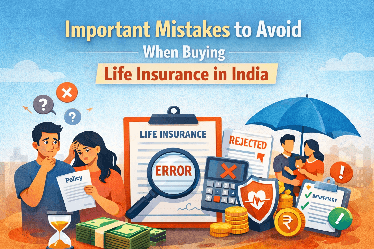Important Mistakes to Avoid When Buying Life Insurance in India