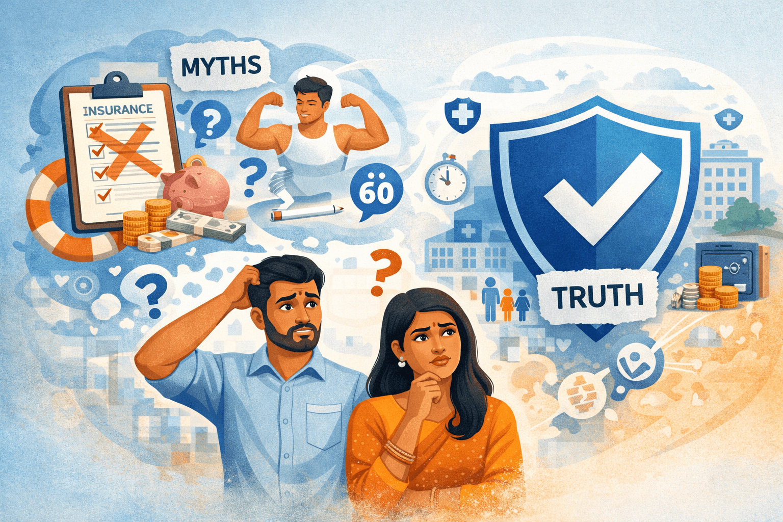 7 Insurance Myths Indians Believe – And the Truth Behind Them