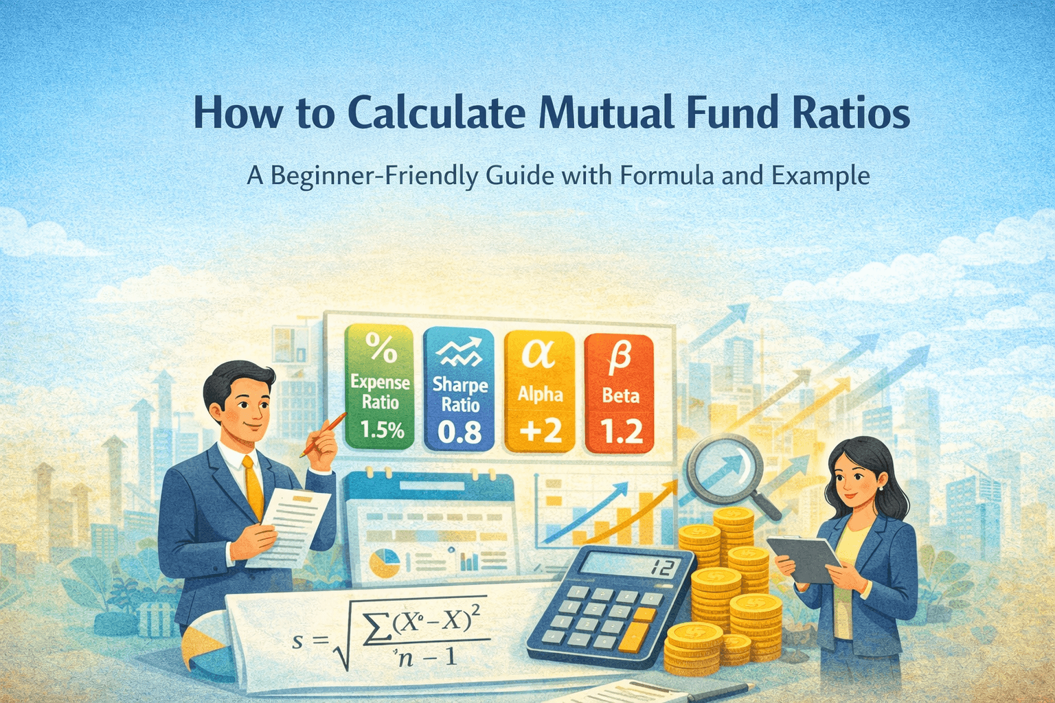 How to Calculate Mutual Fund Ratios: A Beginner-Friendly Guide with Formula and Example